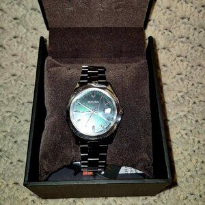 Bulova Men's Classic Surveyor Automatic Silver-Tone Stainless Steel Watch